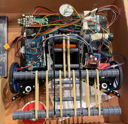 A Soccer Playing Differential Drive Robot